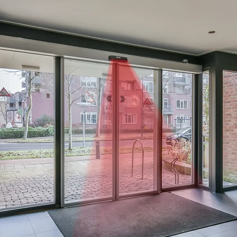 ประตูบานเลื่อนอัตโนมัติบานคู่, Bi-Leaf Automatic Sliding Door