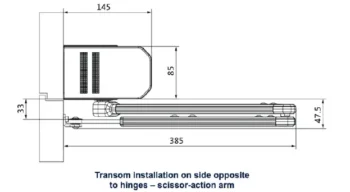 Auto Swing Door Structure
