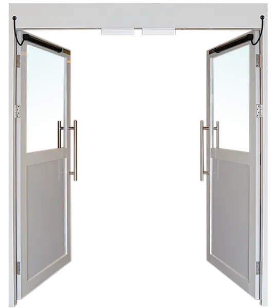 Automatic swing door