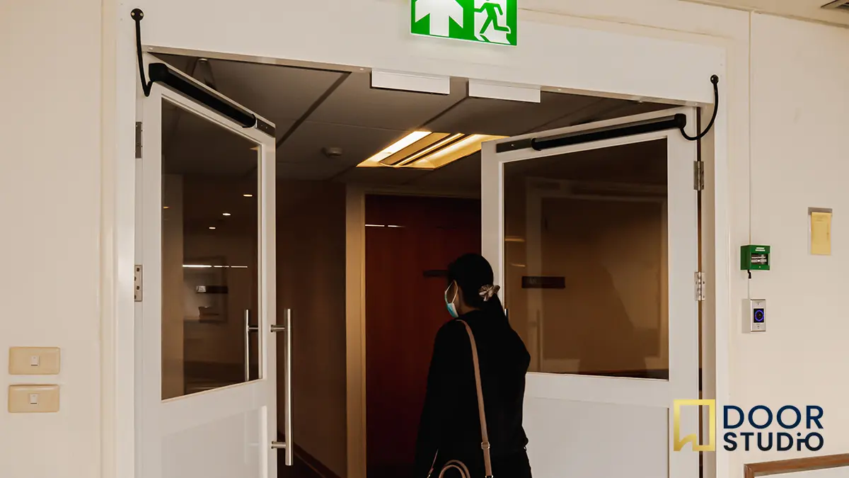 ประตูอัตโนมัติโรงพยาบาล แบบสวิง