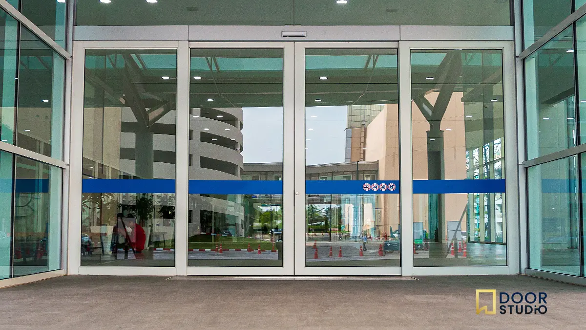 Bi-Leaf Automatic Sliding Door ประตูออโต้ หน้าห้าง หรือ ร้านกาแฟ ประตูออโต้สไลด์บานคู่