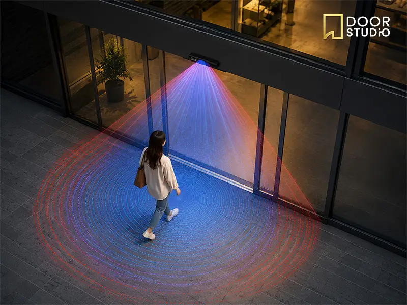 เซ็นเซอร์ประตูอัตโนมัติ ระบบตรวจจับทิศทางเดียว ช่วยประหยัดพลังงาน | Unidirectional detection automatic door sensor for energy saving